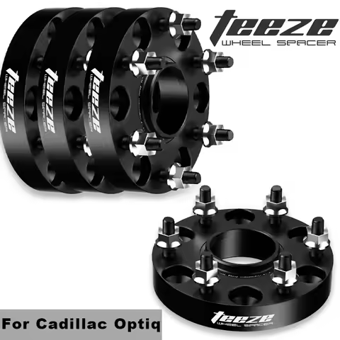 2/4Pcs 6x120 66.9 M14X1.5 for Cadillac Optiq Flange Plate T6-7075 Wheel Spacers Aluminum Alloy Hub W