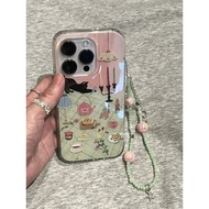 Phone Phone Case Suitable for iPhone 7 8 X XS XR XSMAX 11 12 13 14 15 16 Pro max Plus Candle Picnic 