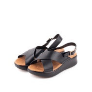 camel active Women Black Dizen Criss Cross Sandals (781902-YR02SV-1)