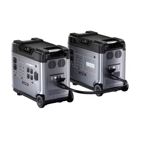 【Hot】4000W 5KWh Silent Generator Backup Power LiFePO4 Battery Charger UPS Solar Portable Power Stati