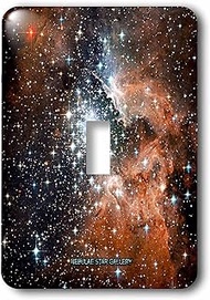 3dRose lsp_76786_1 Galaxy and Nebula Single Toggle Switch