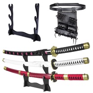 Adust Carbon Steel Roronoa Zoro Swords, Real Metal Anime Sword, Roronoa Zoro Cosplay Costume 41 inch