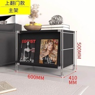 Bauhaus Living Room Magazine Storage Rack Multi-layer Sofa Side Cabinet Retro Style Home Furniture O