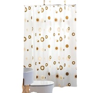 Bathroom partition, waterproof cloth, bathroom mildew resistant, shower toilet, non perforated door curtain, hanging curtain
