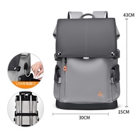 D25 Backpack men large-capacity computer bag travel backpack casual simple junior high school studen