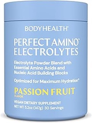 BodyHealth PerfectAmino Electrolytes Powder No Sugar, Hydration Fasting Keto Zero Sugar Electrolytes