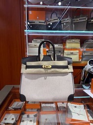 門市現貨～Hermes Birkin 25 T3 棗粽色金釦帆布 K Stamp