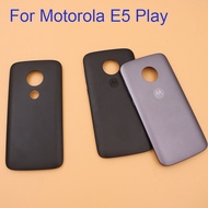 Battery Back Cover For Motorola Moto E5 Play Front / Back Fingerprint Door Housing Plastic Cover For