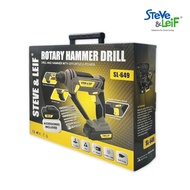 Steve & Leif Rotary Hammer Drill – 2in1 Drill & Hammer Function, Variable Speed, Includes Accessorie