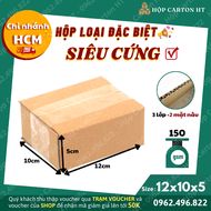 Combo 100 hộp carton đóng hàng đựng phụ kiện bưu phẩm 12x10x5 giá gốc tận xưởng - Hộp Carton HT