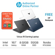HP Victus Gaming Laptop (RTX 3060/ 16.1" FHD/ 8GB - 32GB/ 512GB SSD/ Intel i5-11400H/ 16-d0299TX/16-