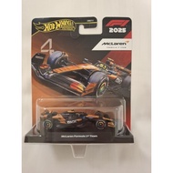 Hotwheels Premium McLaren 2025 F1 Team Lando Team Oscar