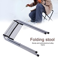 Compact Foldable Canvas Chair Stool Strong Steel Legs Easy Carry Perfect for Outdoor Activities Fold