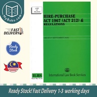 [MyBuku.com] Hire-Purchase Act 1967 (Act 212) & Regulations (As At 1st September 2024) - 97896789305