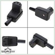 SOURCE C13 Power Plug IEC 320 90° Angle Rewirable Cable Connector 250V 10A C13 Female Connector for 