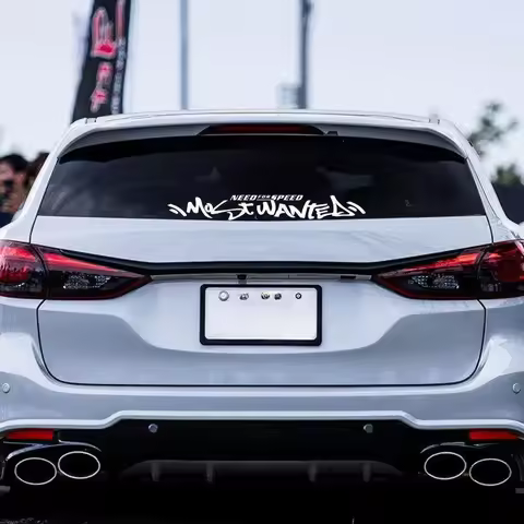 61*9.3CM Car Funny Windshield Sticker for Honda Mugen Accord Fit Odyssey CRV Pilot Civic City Jade I