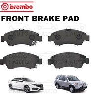 GENUINE BREMBO FRONT BRAKE PAD HONDA CIVIC FC1 1.5 VTEC TURBO FC6 1.8 i-VTEC CRV RD5 2.0 i-VTEC S9A