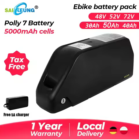 Cham 52v 48v 72v 50ah 60ah Battery Hailong Polly Dp7 E-bike 36v 60v 30ah 50ah 40ah 35ah 25 20ah 2000