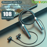 Topewon In-ear Wireless Bluetooth Headphone Bluetooth 5.1 Magnetic Neckband Earphones Waterproof Spo