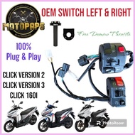 ℗ ● ♙ ◨ Plug & Play OEM Switch Set LH & RH for Click V2, V3, V4 & 160