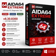 🔥 AIDA64 Extreme / Business / Engineer v8.30.8300 Lifetime For Windows | PC Diagnostic Tool