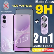 For  Vivo V70 FE 5G 2in1 Matte Frosted Glass and Lens Film For vivo V70 V70 Elite VIVO  V70FE V 70 e