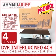 DVR CCTV INTERLUC EDGE NEO 5MN 2MP UP TO 5MP 4CH 8CH 16CH 4 8 16 CHANNEL DIGITAL VIDEO RECORDER CAME