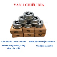 One-way valve Stainless steel disc 304 DN80, DN100, DN125, DN150, DN200