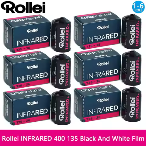 1/3/5/6 Rolls Rollei INFRARED 400 135 Infrared Film Black and White Film Photography For Kodak Camer