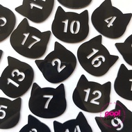 Cat Number Hotel Pet Cat Locker Acrylic Material