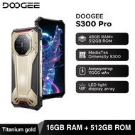 World Premiere DOOGEE S300 Pro Rugged Phone 48GB+512GB Dimensity 8300 6.78" FHD+ 11000mAh Battery 66