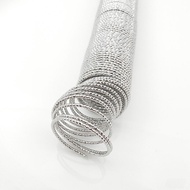 18K 14K Gold Plated Copper Wire Ring DIY Spring Shaped Finger Ring Handmade Winding Wire Material Je