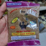Grosir 10 pcs Pelet Tuna kristal cokelat  umpan wayang mantap