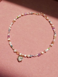 Valleydarley - สร้อยคอ Melt my heart 14k gold plated necklace