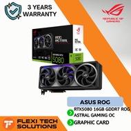 Flexi Tech VGA ASUS PCIE NVIDIA RTX5080 16GB GDDR7 256BIT ROG ASTRAL GAMING OC