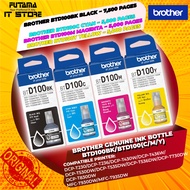 Brother BTD100BK/BTD100C/BTD100M/BTD100Y Genuine Ink Cartridge