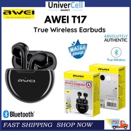 Awei T17 Wireless Bluetooth Earbuds Stereo Sound Headset with Charger Case
