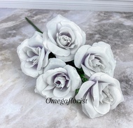 Bunga Rose OF Artificial / Bunga Artificial / Bunga Plastik / Bunga Dekorasi / Dekorasi Pernikahan /
