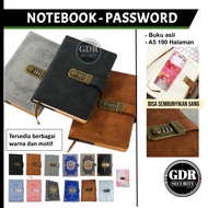 Notebook with Password Lock Hidden Storage Password Notebook - GDR