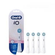 Oral B io Mild Soft cleaning toothbrush replacement brush head, white (4 count)