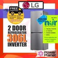 [SEDA NUR] [FREE SHIPPING] LG 306L 2 Door Fridge GC-B369NLRM ( 4 stars ) Inverter Door Cooling 4 Sta