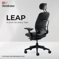 ELY Steelcase Leap High Back Leather / Office chair / Ergonomic Chair / Ergonomic Office Chair