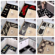 M (40*60+40*120cm) 2 in 1 Crystal Velvet kitchen mat / Rugs / Floor mats / Carpets / Door mats