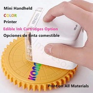 Kongten Mbrush สีมินิเครื่องพิมพ์อิงค์เจ็ท Ios ไร้สายมือถือบัตรของขวัญโลโก้เครื่องพิมพ์รอยสักด้วยหมึกกินได้