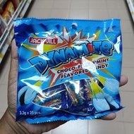 Jack'n Jill Dynamite Choco Filled Candy 3.3g x 25pcs | Gula-Gula Coklat Mint | Chocolate Filled Cand