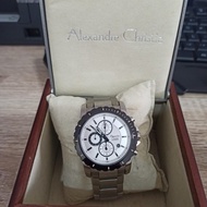 PRELOVED JAM TANGAN PRIA ALEXANDRE CHRISTIE AC 6141 ORIGINAL SECOND