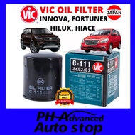 Oil Filter C-111 VIC Made in Japan For Toyota Cars Innova /Fortuner /Hilux /Hiace /Rav4