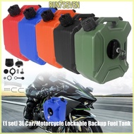RUN 3L Locking Fuel Fuel Tank Container For Motorcycle ATVs Road Vehicle Storage