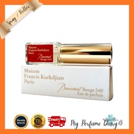 <Best Seller> Luxury MFK Baccarat Rouge 540 EDP 5ml Perfume Travel Spray for Him & Her Unisex