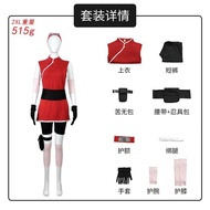 【COSER 77】 ชุดนินจาคอสเพลย์ Haruno Sakura Kosakura คอสเพลย์ชุดเต็มอะนิเมะคอสเพลย์ Ninja cosplay c